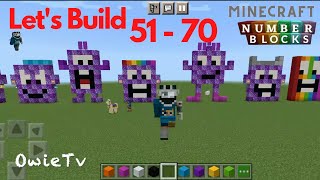 Minecraft Numberblocks Building and Counting 5170 [upl. by Ordnassela]