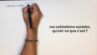 Les cotisations sociales [upl. by Dianthe]