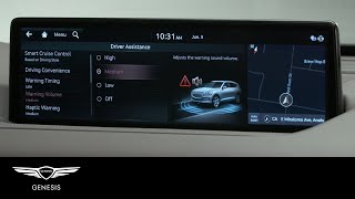 Advanced Driver Assistance Systems Alerts  Genesis GV70  HowTo  Genesis USA [upl. by Attah]