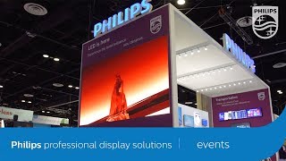 Philips Professional Display Solutions USA  InfoComm 2019 [upl. by Ellednahs]