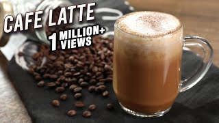 How To Make Cafe Latte  Homemade Latte Without Machine  Instant Coffee Latte Recipe By Varun [upl. by Lipp]