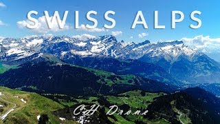 SWISS ALPS 4K ULTRAHD DRONE VIDEO [upl. by Rahs]