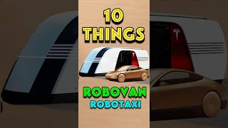 Number 4  You Need To Know About The Tesla Robotaxi And Robovan  Tesla Robotaxi  Elon Musk [upl. by Illil]