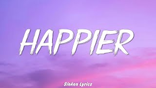 Olivia Rodrigo  happier Lyrics [upl. by Calle]