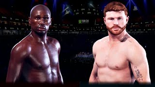 Floyd Mayweather vs Canelo Alvarez FULL FIGHT  Undisputed Boxing Game AI Simulation [upl. by Enitsirt]