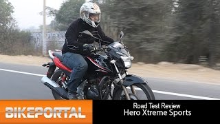 Hero Xtreme Sports Test Ride Review  Bikeportal [upl. by Reffinnej]