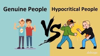 Genuine People vs Hypocritical People  Difference [upl. by Enytsirk144]