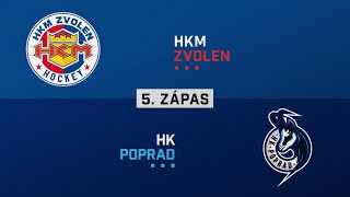 5zápas finále HKM Zvolen  HK Poprad HKM Zvolen Majster Tipos Extraligy 202021 [upl. by Sato]