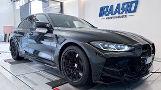 BMW M3 G80 Stage 2 100200 kmh  RAARO Performance Equal Length Exhuast  Map Switching [upl. by Ytsanyd]