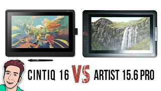 XPPen Artist 156 Pro vs Wacom Cintiq 16 [upl. by Aisiat]