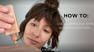 HOW TO USE ILLAMASQUA SKIN BASE FOUNDATION  Illamasqua [upl. by Emersen361]