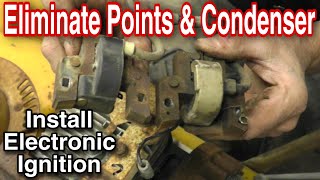 How To Replace Points and Condenser with Electronic Ignition Coil with Taryl [upl. by Batruk]