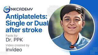 Antiplatelets  single or dual after stroke [upl. by Ekeiram]