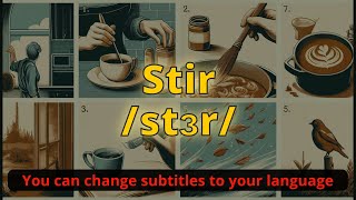 Stir meaning with 5 examples [upl. by Kozloski]