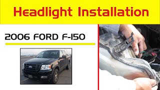 Replace  Remove  Change 200414 Ford F150 Headlights H13 LED Upgrade [upl. by Adaline]