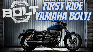 Harley Sportster Guy Demos a Yamaha Bolt For the First Time [upl. by Yenaiv]