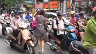 How to Cross the road in Viet Nam  The New York Times [upl. by Ottinger325]