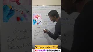 Serum Amylase Test dryashtips education [upl. by Kaazi]