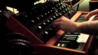 Minimoog Voyager Old School  FM Bells etc [upl. by Kale710]