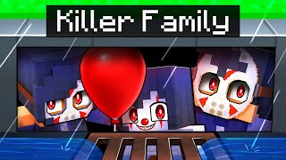 Having a KILLER FAMILY in Minecraft [upl. by Ferne]