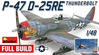 P47 D25RE Thunderbolt Miniart 148 [upl. by Ruthanne]