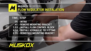 Installing the Flow Regulator  MUSKOX 24SERIES Snowblower Maintenance [upl. by Meehaf947]