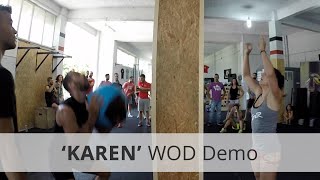 quotKARENquot CrossFit WOD Demo  623 Rx [upl. by Stillas]