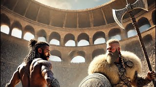 Epic Gladiator Showdown Desert Nomad vs Viking Raider in the Roman Colosseum [upl. by Orland646]