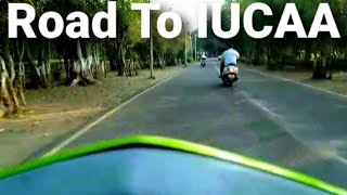 Road to IUCAA inside Pune University  Twowheeler ride [upl. by Avi]