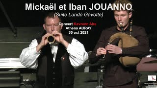 2021 Mickael et Iban JOUANNO Suite Laridé Gavotte Concert Kevrenn Alre AURAY 30 oct [upl. by Nolaj]