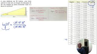 Trigonometria triângulo retângulo problema 2 2024 [upl. by Dweck309]