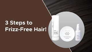 The 3Step Secret to Smooth FrizzFree Hair iluvia Pro Maintenance System [upl. by Anyat]