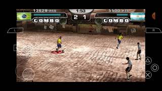 Fifa street 2 PSP gameplay [upl. by Aniweta791]