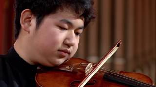 Xingzhou Rong China  Stage 1  International H Wieniawski Violin Competition BINAURAL [upl. by Aniri]