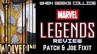 MARVEL LEGENDS REVIEW  50 YEARS OF WOLVERINE  PATCH amp JOE FIXIT [upl. by Eniamurt]