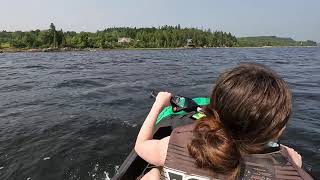 SeaDoo Spark Trixx on Kennebecasis River [upl. by Hertzfeld]