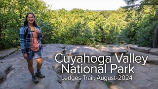 Hiking Cuyahoga Valley National ParkLedges Trail [upl. by Platto]