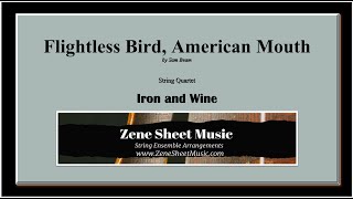 Flightless Bird  American Mouth  Twilight  arranged for String Quartet by Zene Strings [upl. by Yasnyl468]