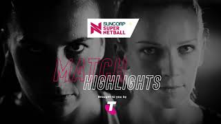 Round 14  NSW Swifts vs GIANTS Netball highlights [upl. by Hsetirp]