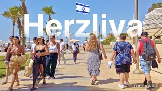 Exploring Herzliya  Marina  Herzliya Pituah  HighTech Area  Israel Tour 4K [upl. by Nagem]