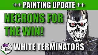 Painting White Necrons Painting Update 5 [upl. by Proudman]