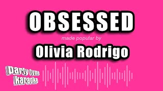 Olivia Rodrigo  obsessed Karaoke Version [upl. by Notsecnirp]