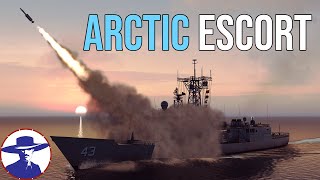 Sea Power  Will the Perry Class Frigate ESCAPE The Arctic Trap  Cold War Naval Sim [upl. by Acirej]