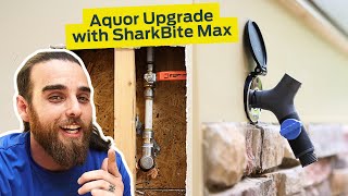 How to Install Aquor using SharkBite Max [upl. by Emyam564]