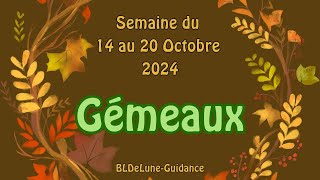 Gémeaux ♊ du 14 au 20 Octobre 2024 🌟Couper avec le superficiel vous aidera à revenir à lessentiel [upl. by Eirrem]