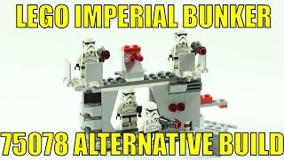 LEGO STAR WARS 75078 ALTERNATIVE BUILD IMPERIAL BUNKER [upl. by Greeson236]