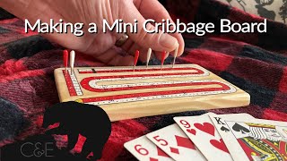 Making a TravelSized Cribbage Board  DIY Projects [upl. by Atin481]