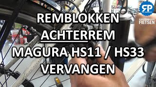 REMBLOKKEN ACHTERREM MAGURA HS11  HS33 VERVANGEN [upl. by Trebled414]