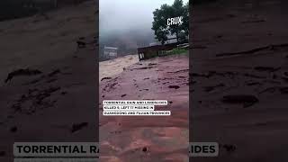 Floods Landslides Cause Destruction In Guangdong As Torrential Rains Lash southern China [upl. by Fredette]