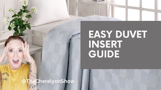 Effortless Duvet Hack How to Easily Insert a Duvet into a Duvet Cover [upl. by Yelir665]